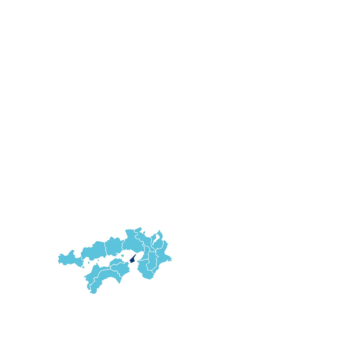 Map of the Kansai region highlighting Awaji Island